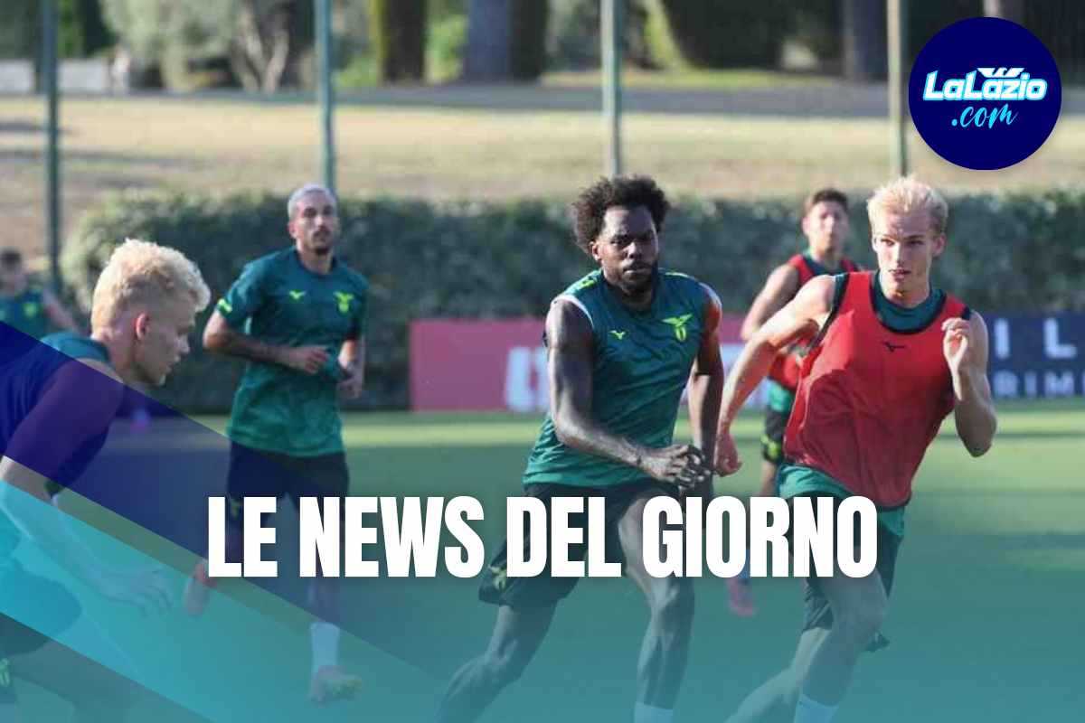 Un momento della preparazione estiva svolta a Formello dalla Lazio
