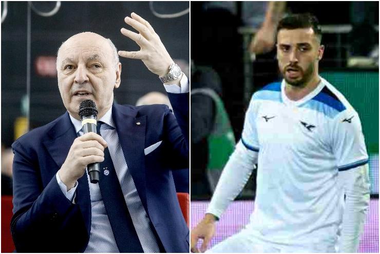 Il presidente dell'Inter Marotta e Mario Gila