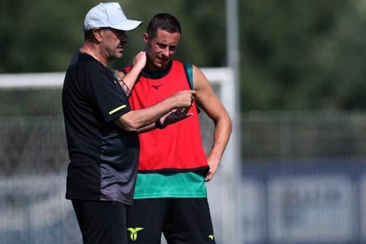 Marusci e Sarri a Formello