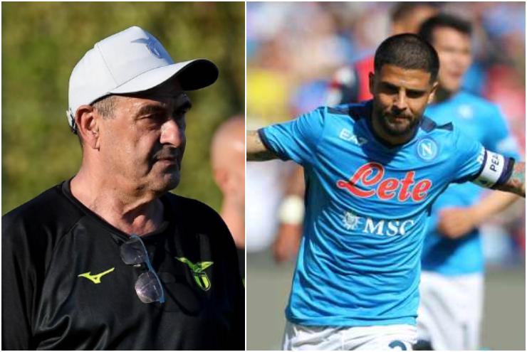 Sarri e Lorenzo Insigne