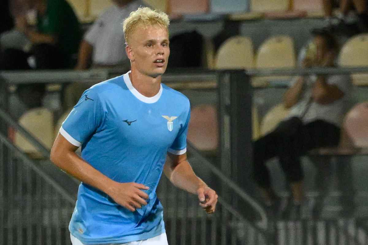Provstgaard in amichevole con la Lazio