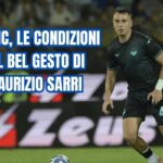 Patric in campo con la Lazio