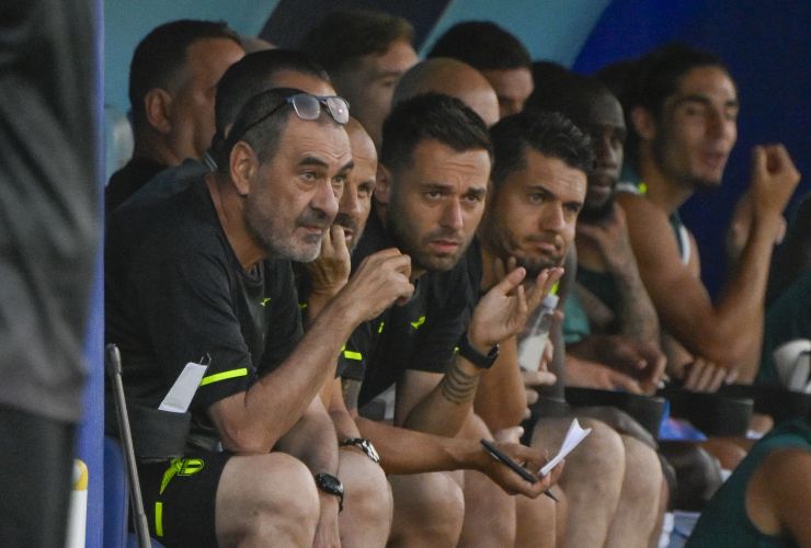 Sarri in panchina