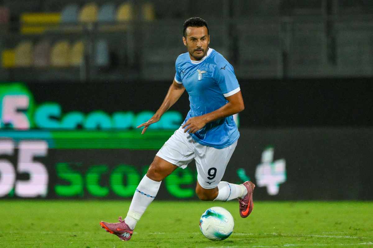 Pedro durante un'amichevole estiva
