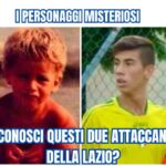 Due attaccanti della Lazio immortalati da bambini