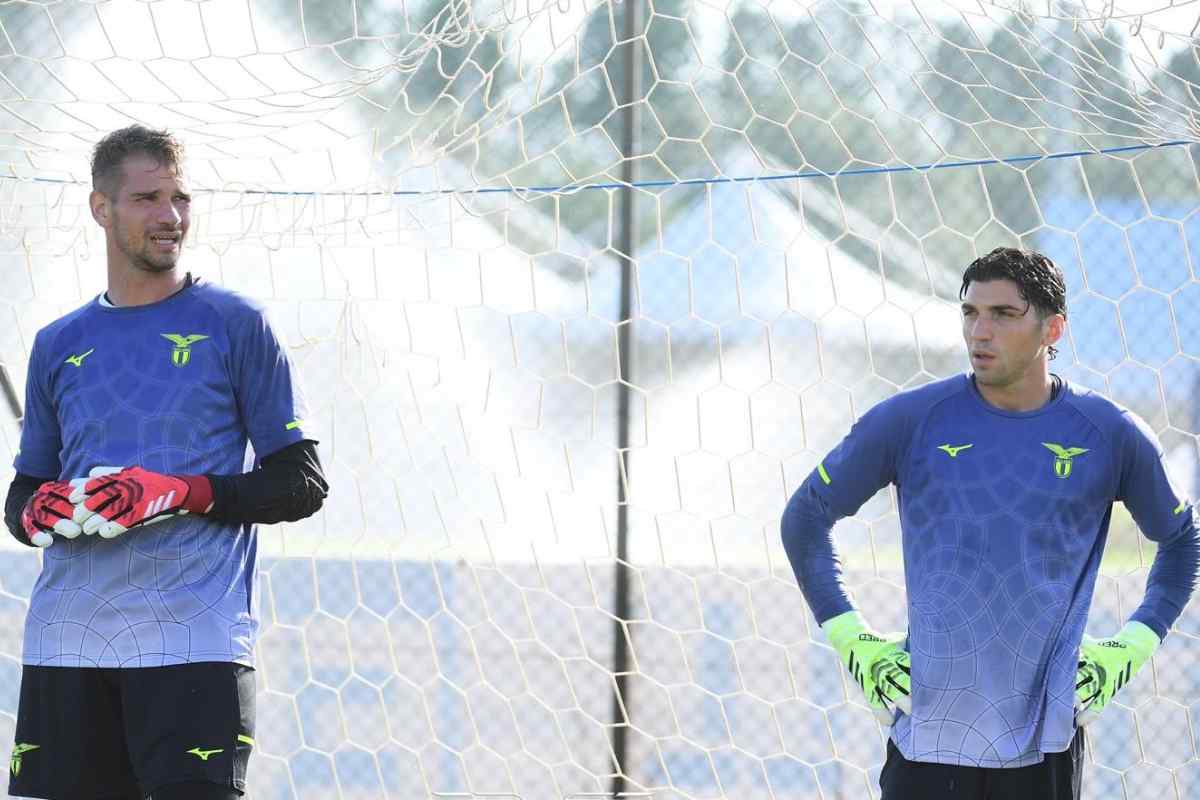 Provedel e Mandas in allenamento 