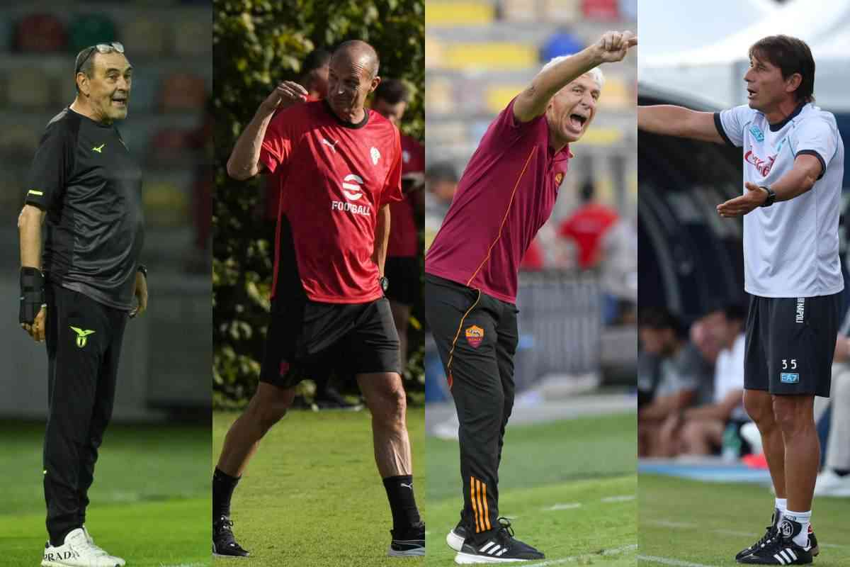 Alcuni allenatori di serie A