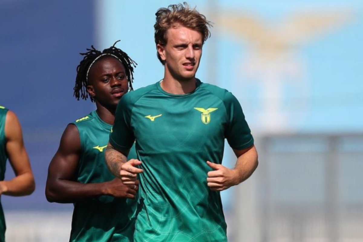 Rovella in allenamento a Formello