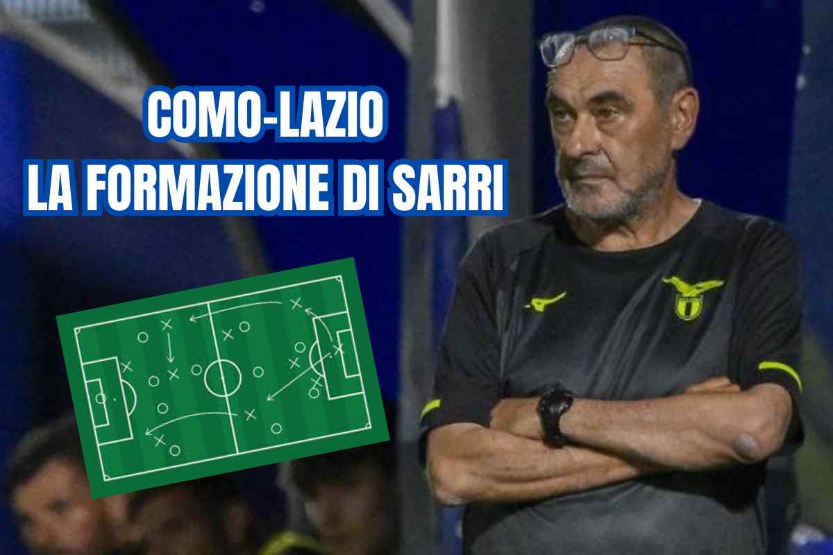 Sarri e la possibile formazione per il Como