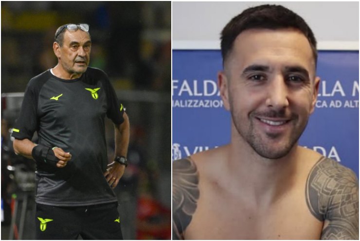Sarri e Matias Vecino 