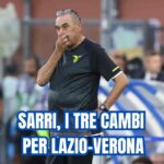 Sarri pensieroso durante Como-Lazio