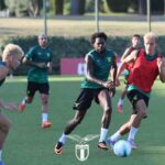Nuno Tavares in allenamento