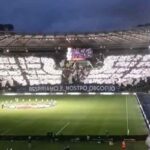 Una coreografia della Curva No0rd della Lazio