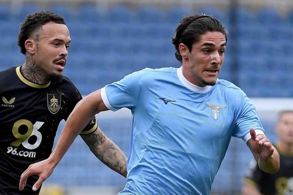Matteo Cancellieri durante la gara col Burnley