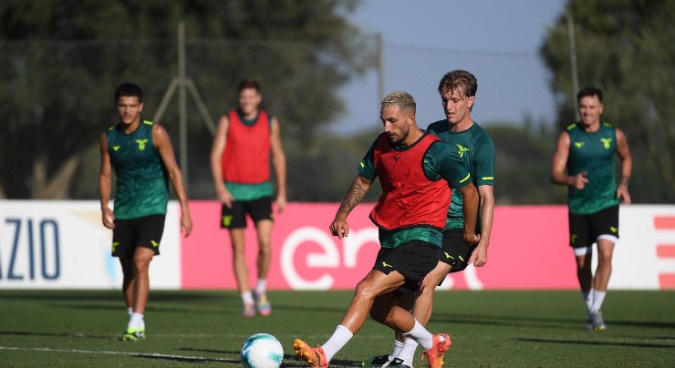 Danilo Cataldi e Nicolò Rovella in allenamento