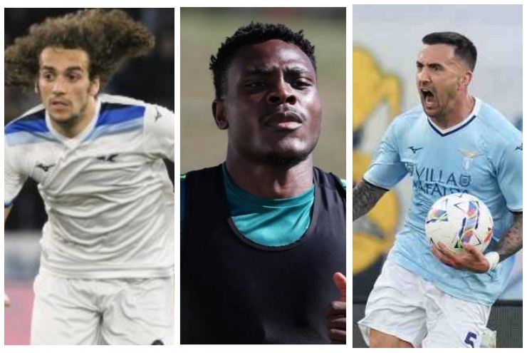 Guendouzi Dele Bashiru e Vecino, tre componenti del centrocampo della Lazio