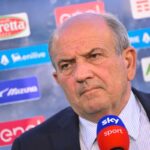 Il direttore sportivo della Lazio Fabiani prima di una gara di campionato