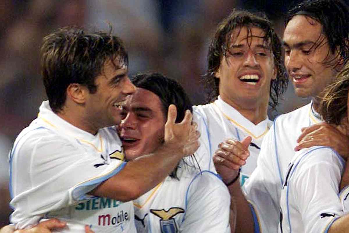Crespo e Nesta in una delle ultime con la Lazio