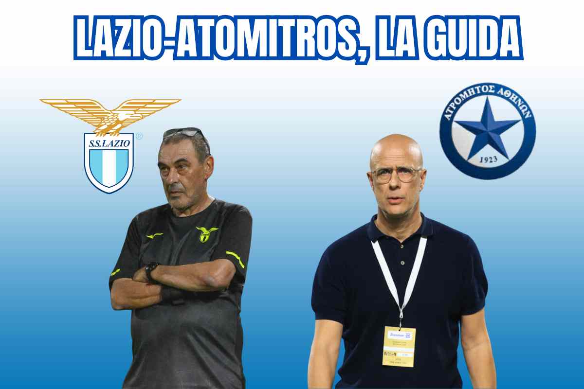 Lazio-Atomitros, i due tecnici