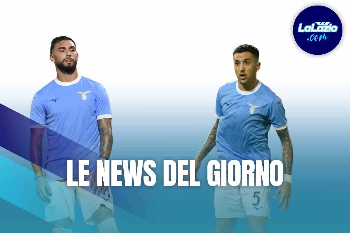 Taty Castellanos e Matias Vecino con la maglia della Lazio 