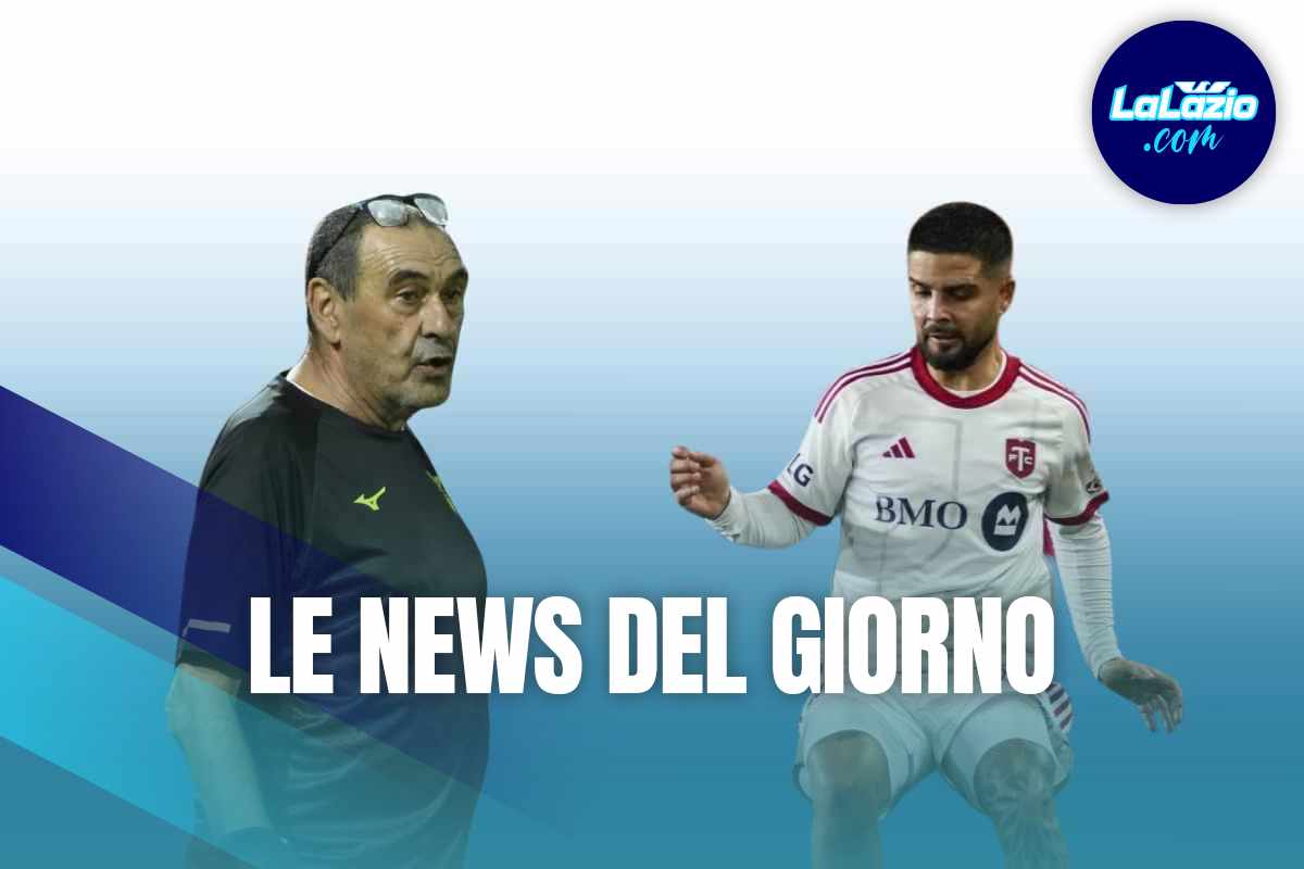 Maurizio Sarri con Lorenzo Insigne