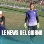 Sarri con Provedel a Formello