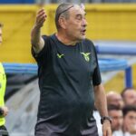 Maurizio Sarri durante la gara col Como