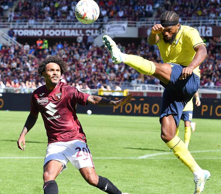 Nuno Tavares durante una gara col Torino