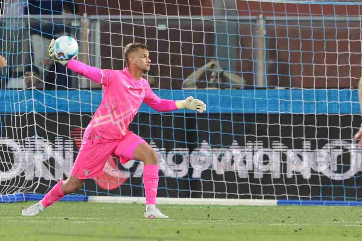 Ivan Provedel in un momento di Como-Lazio