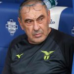 Maurizio Sarri poco prima della gara col Como