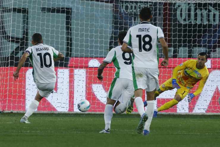 Un rigore trasformato da Berardi