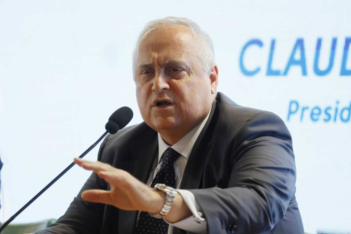 Il patron della Lazio Claudio Lotito 