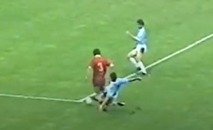 Il rigore regalato alla Roma nel derby del 1991