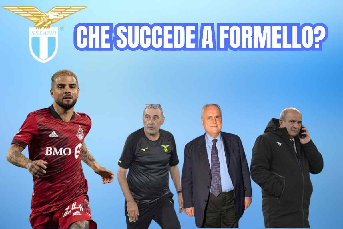 Insigne, Lotito, Sarri e Fabiani