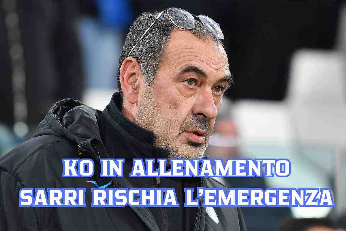 Il tecnico della LAzio Sarri 