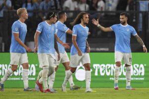 Esultanza dei giocatori dopo un gol