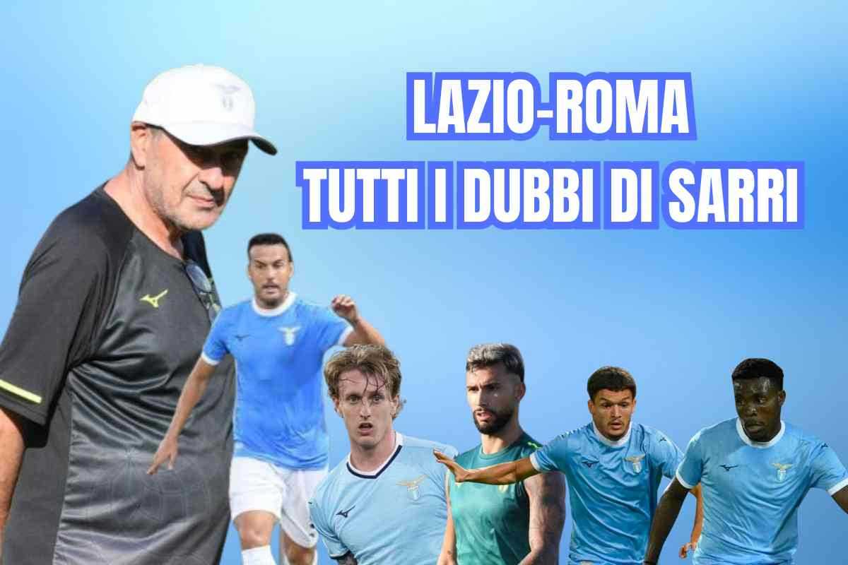 Sarri e i dubbi per il derby
