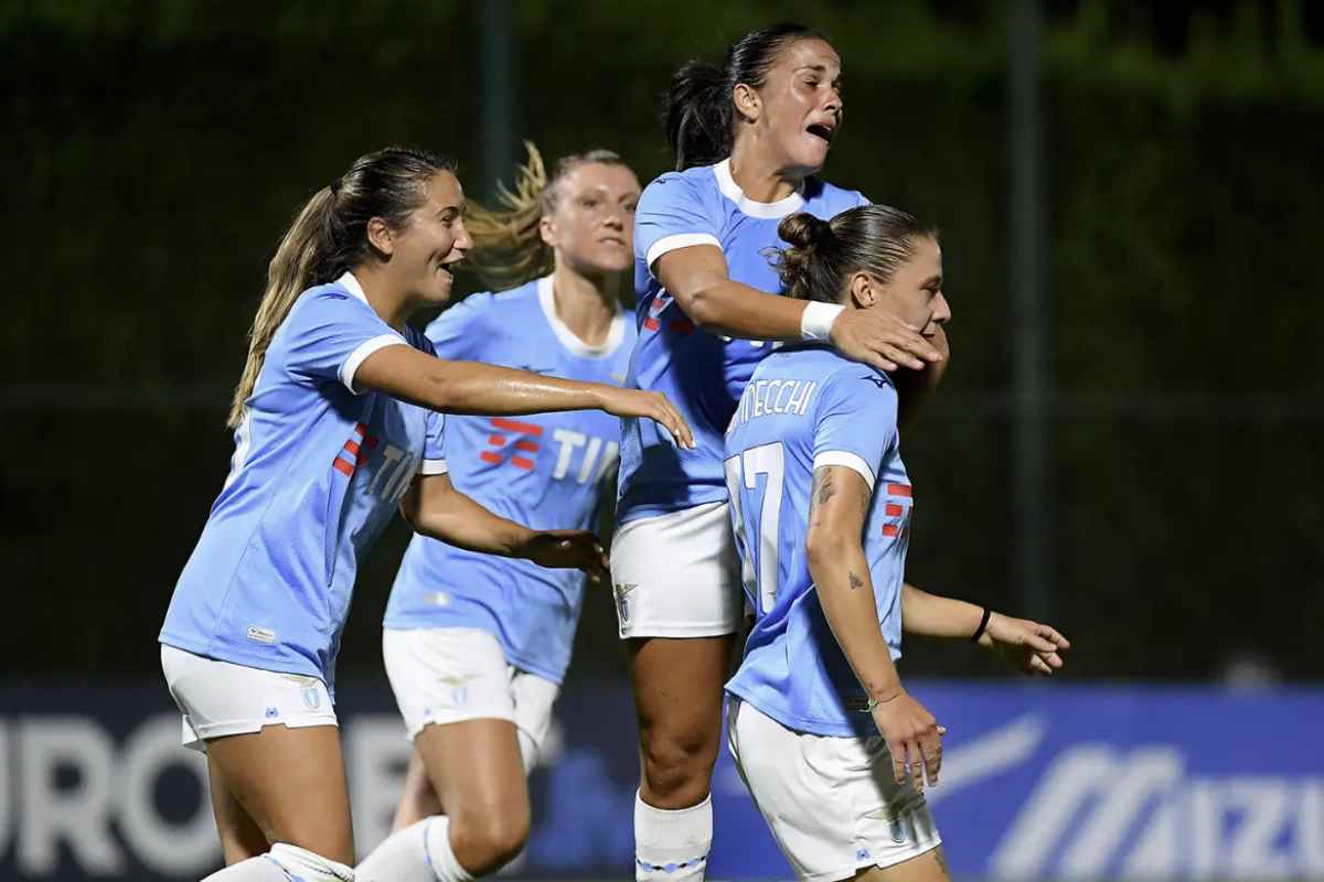 Le ragazze della Lazio Femminile