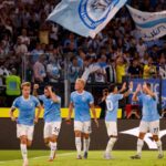 Lazio esulta sotto la curva
