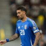 Mattia Zaccagni con la Nazionale