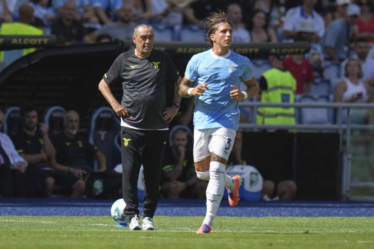 Sarri e Luca Pellegrini