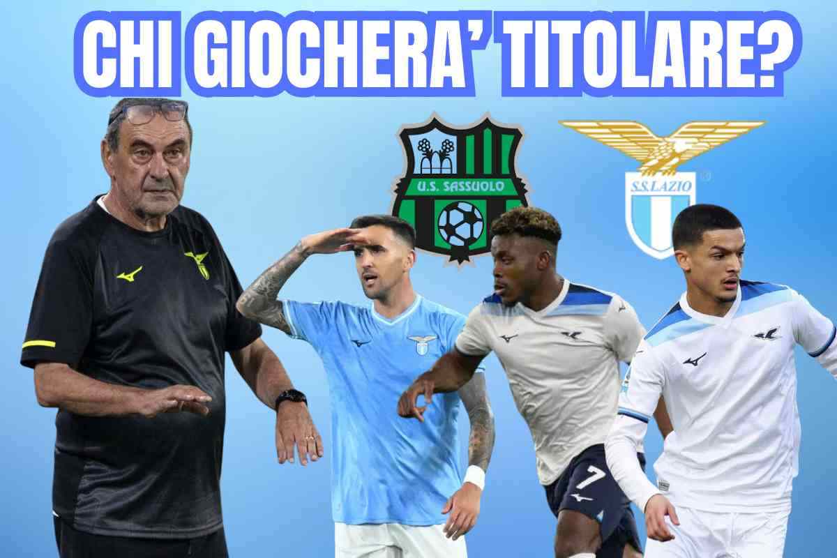 Titolare sassuolo-lazio