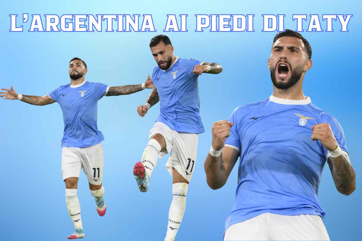 Castellanos dopo il gol al Verona