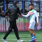 Lorenzo Insigne e Maurizio Sarri ai tempi in cui erano insieme al Napoli