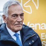 Gabriele Gravina presidente Figc durante l'inaugurazione dei lavori destinati al nuovo Centro Sportivo Federale della Figc a Venaria. Torino